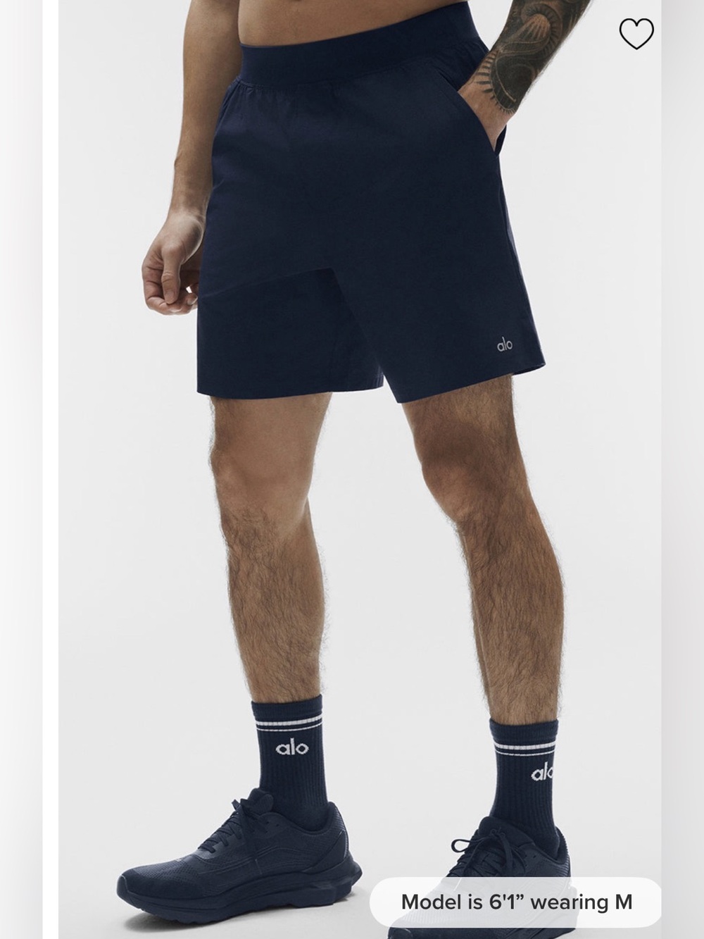ALO Yoga Men’s “Repetition” Short 7” Inseam Linerless (L) *BESTSELLER*